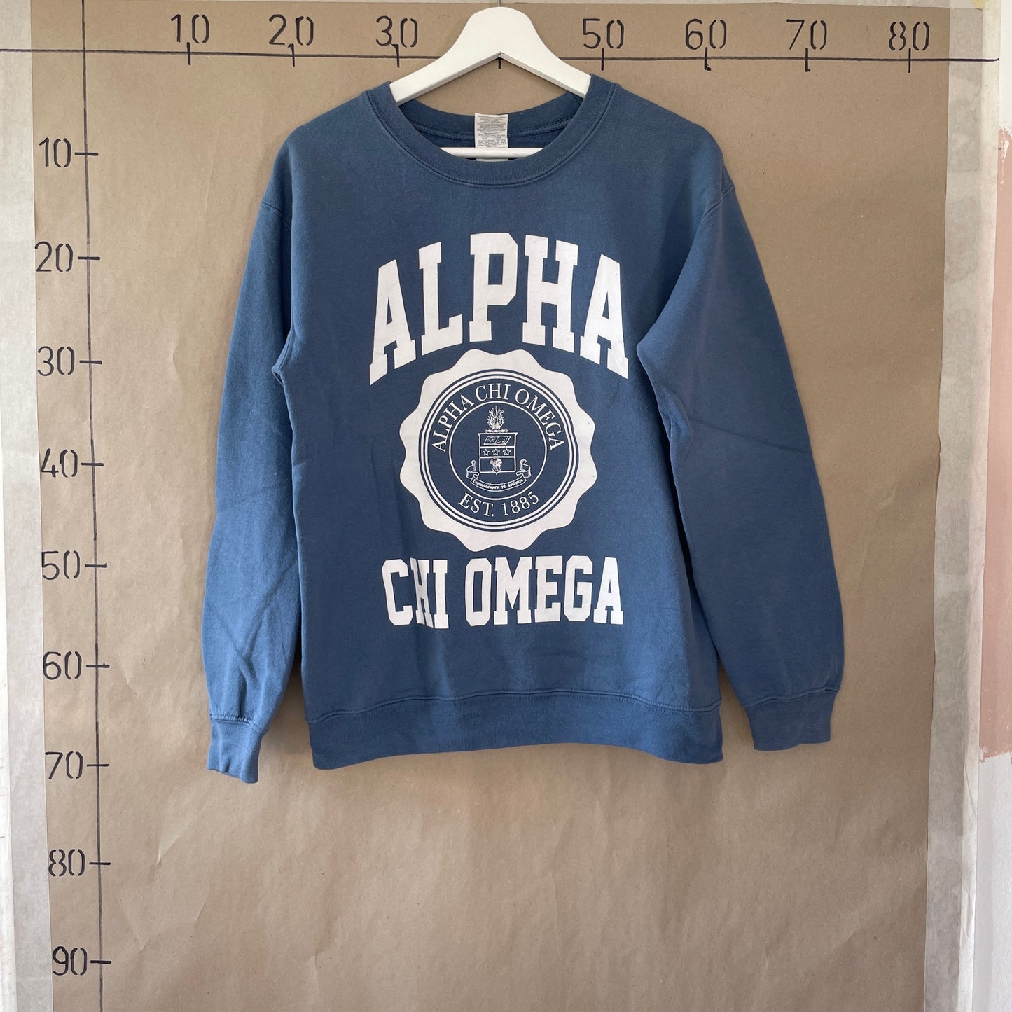 Lyseblå Vintage Sweatshirt