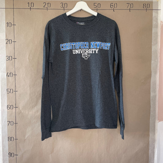 Grå Langærmet Champion T-Shirt