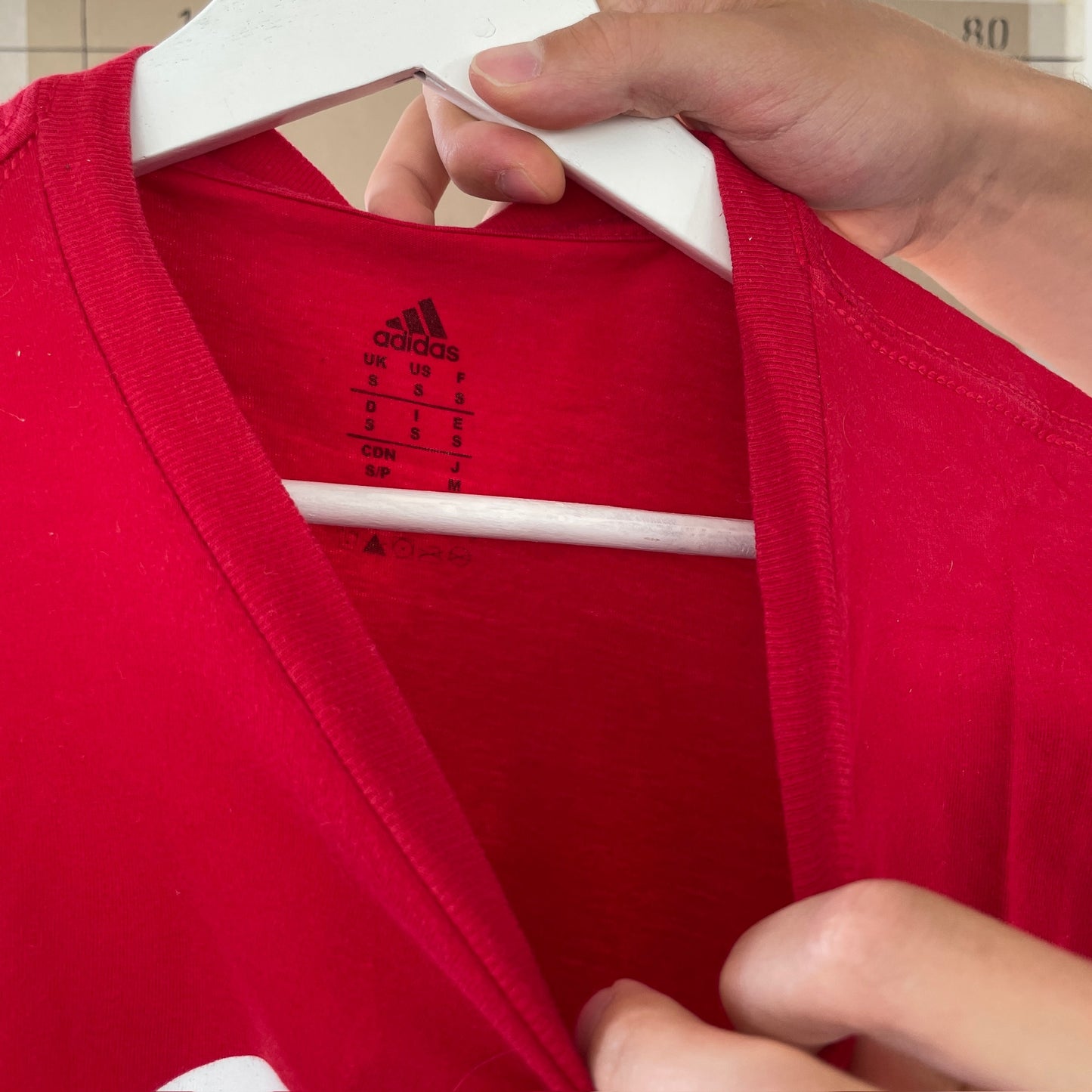 Rød Adidas T-Shirt