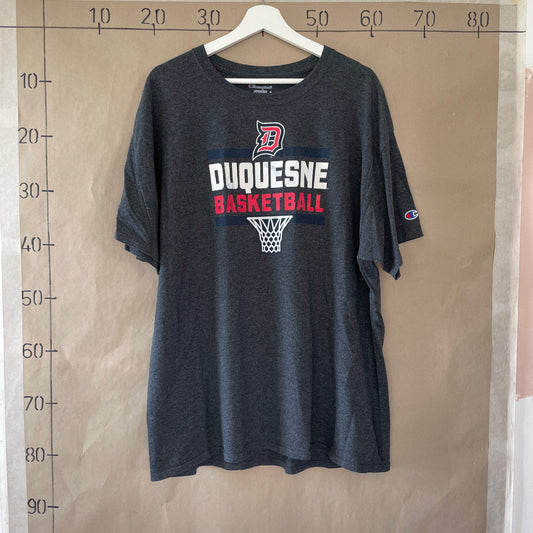 Grå Vintage "Basketball Champion" T-Shirt