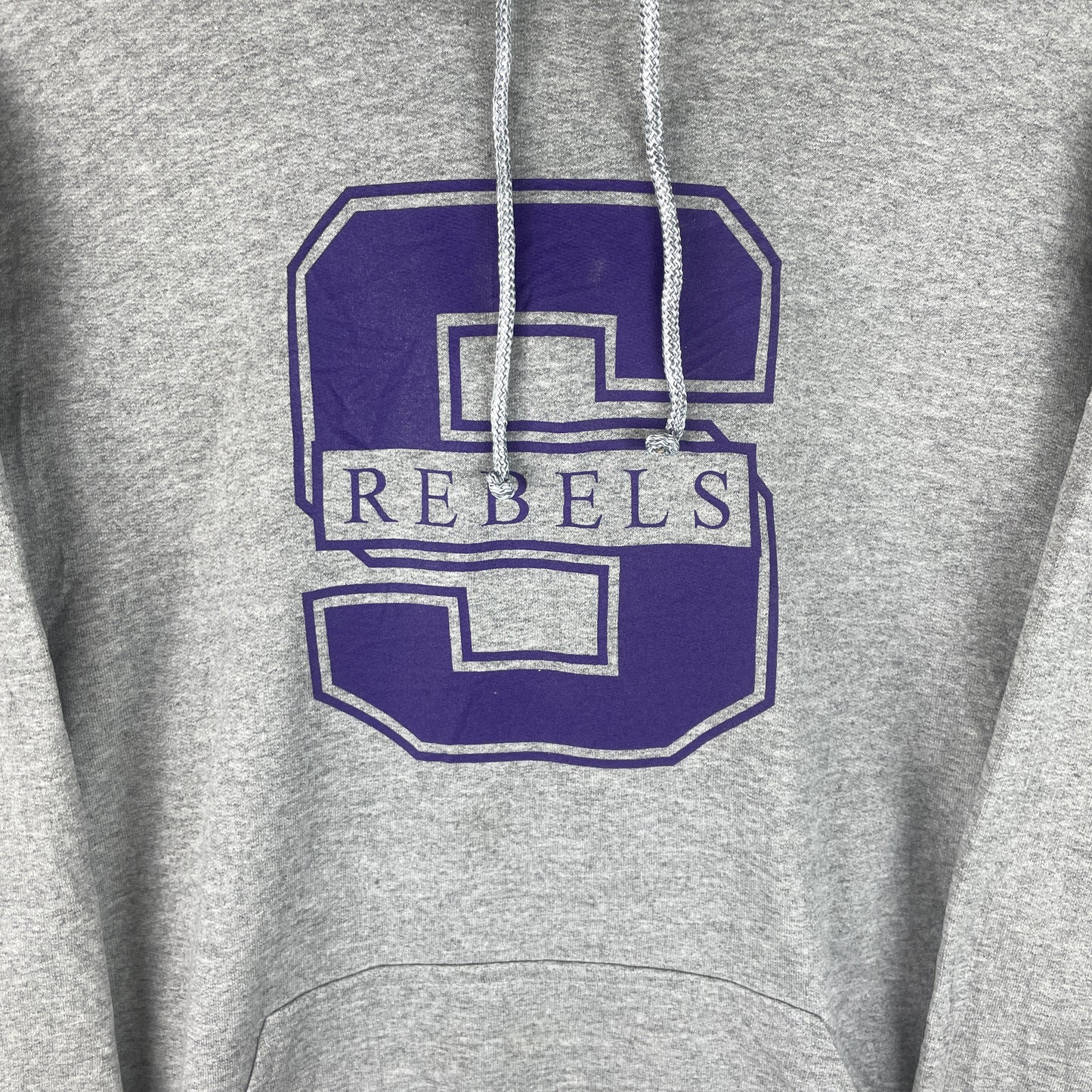 Grå Vintage Rebels Hoodie