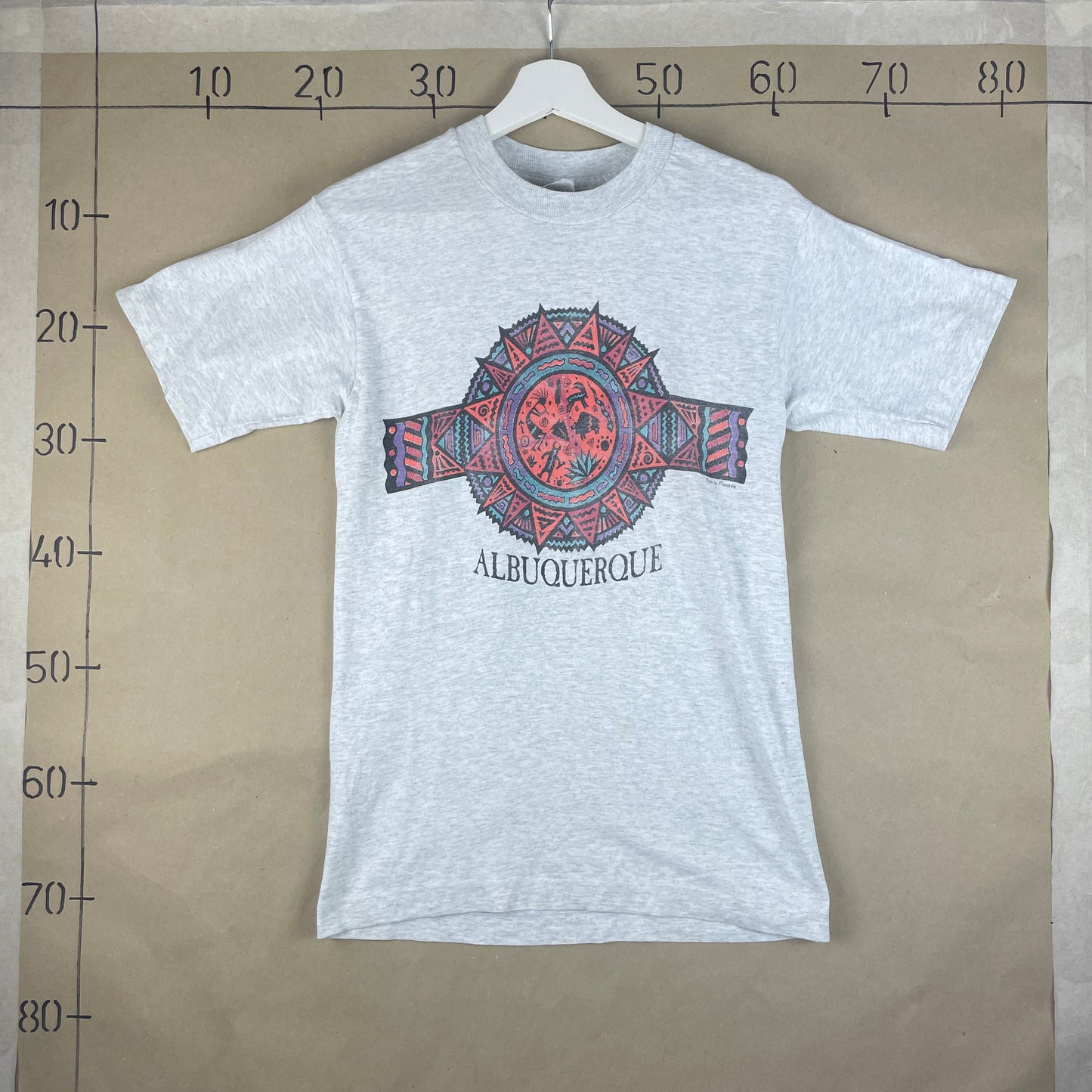 Grå Vintage Albuquerque T-Shirt