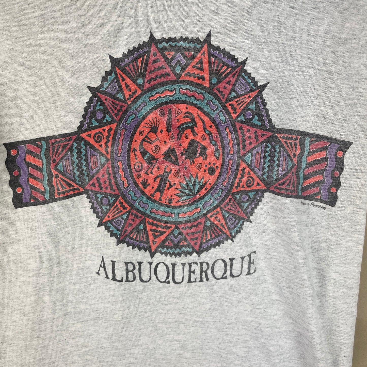 Grå Vintage Albuquerque T-Shirt
