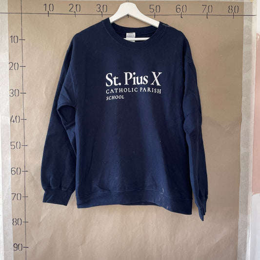 Mørkeblå Vintage Sweatshirt