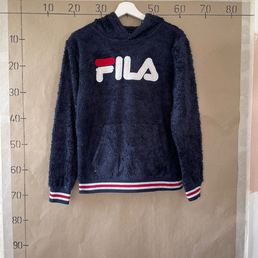Mørkeblå Fila Hoodie