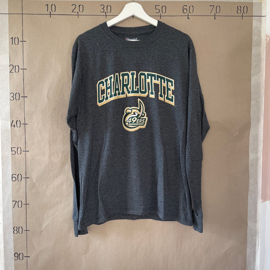 Grå Langærmet 49’Ers Champion T-Shirt