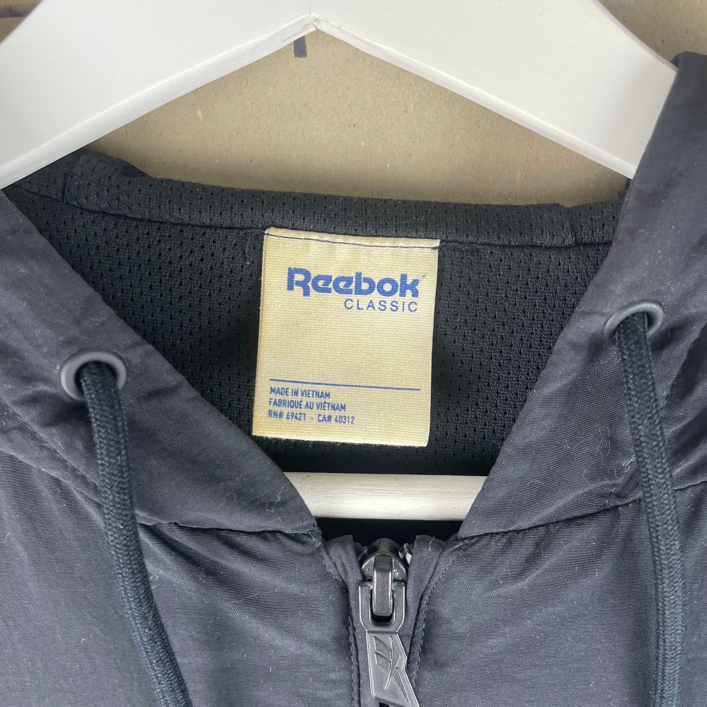 Sort Reebok X Pleasures Windbreaker Anorak Streetwear