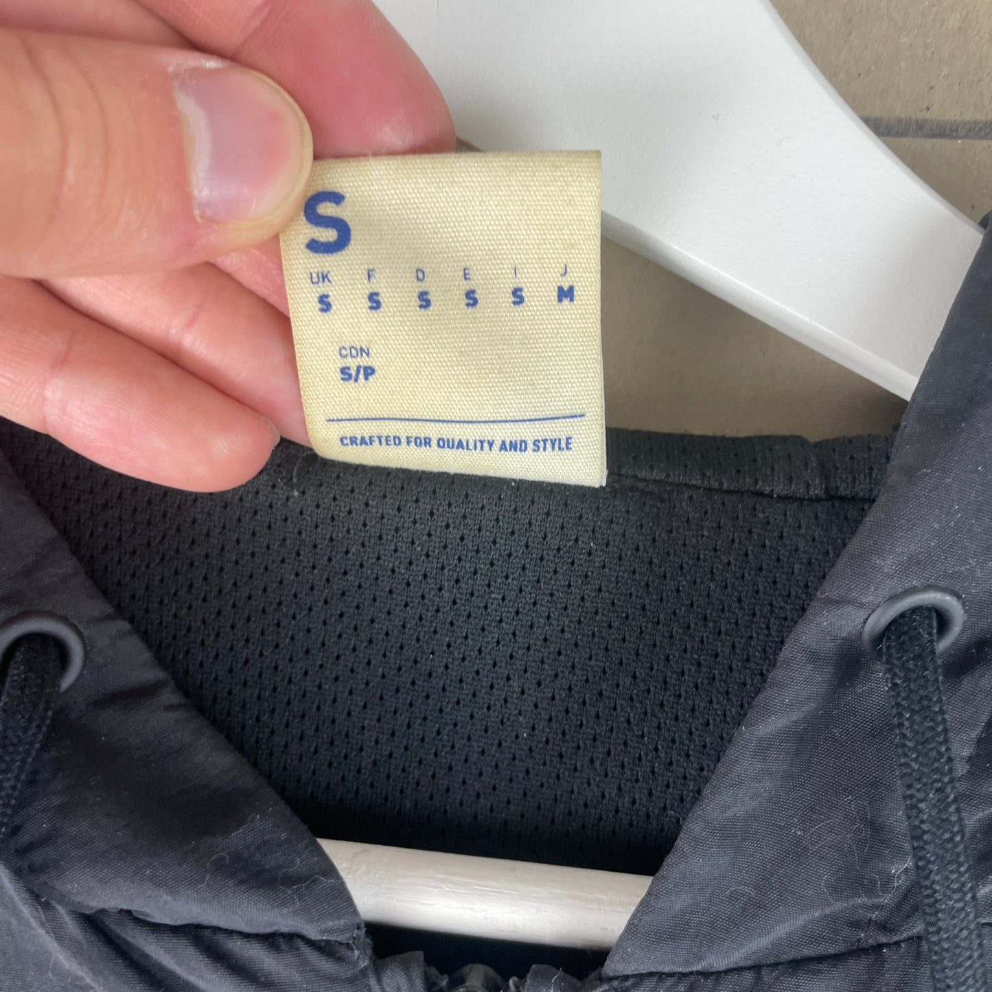 Sort Reebok X Pleasures Windbreaker Anorak Streetwear