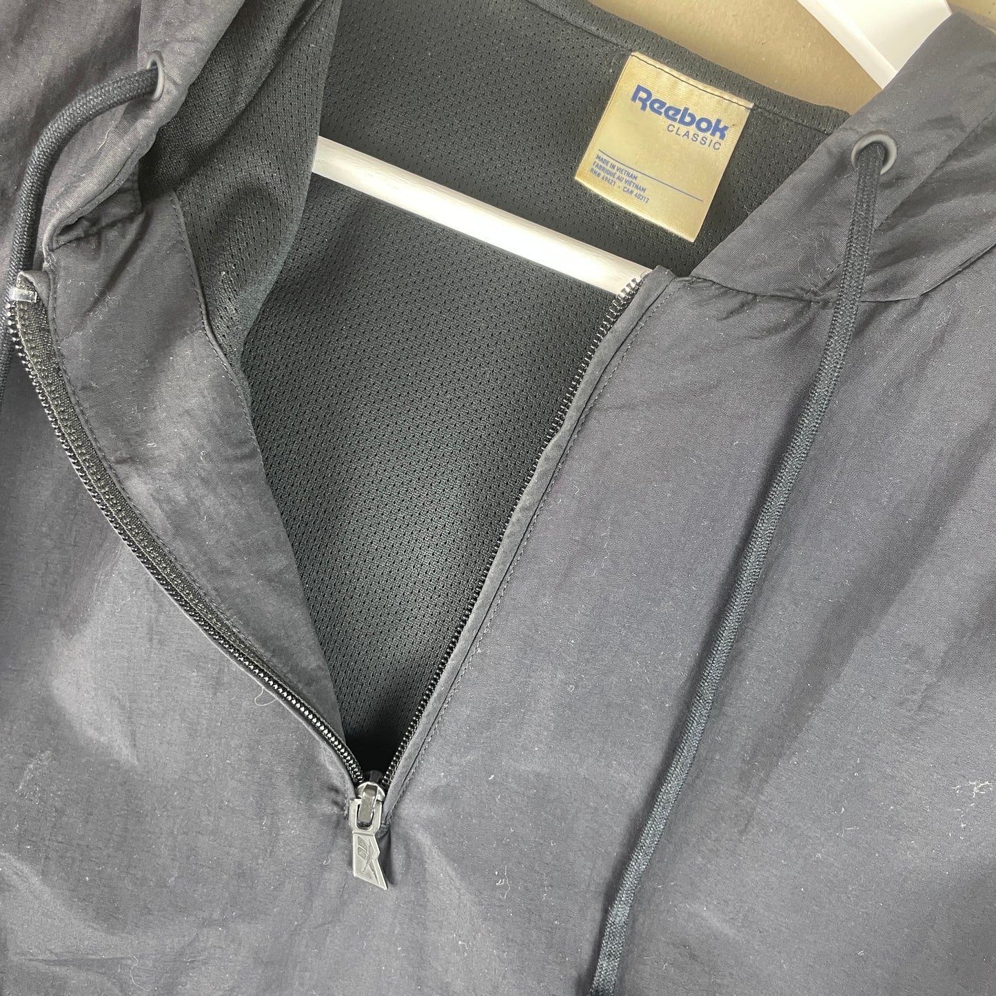 Sort Reebok X Pleasures Windbreaker Anorak Streetwear