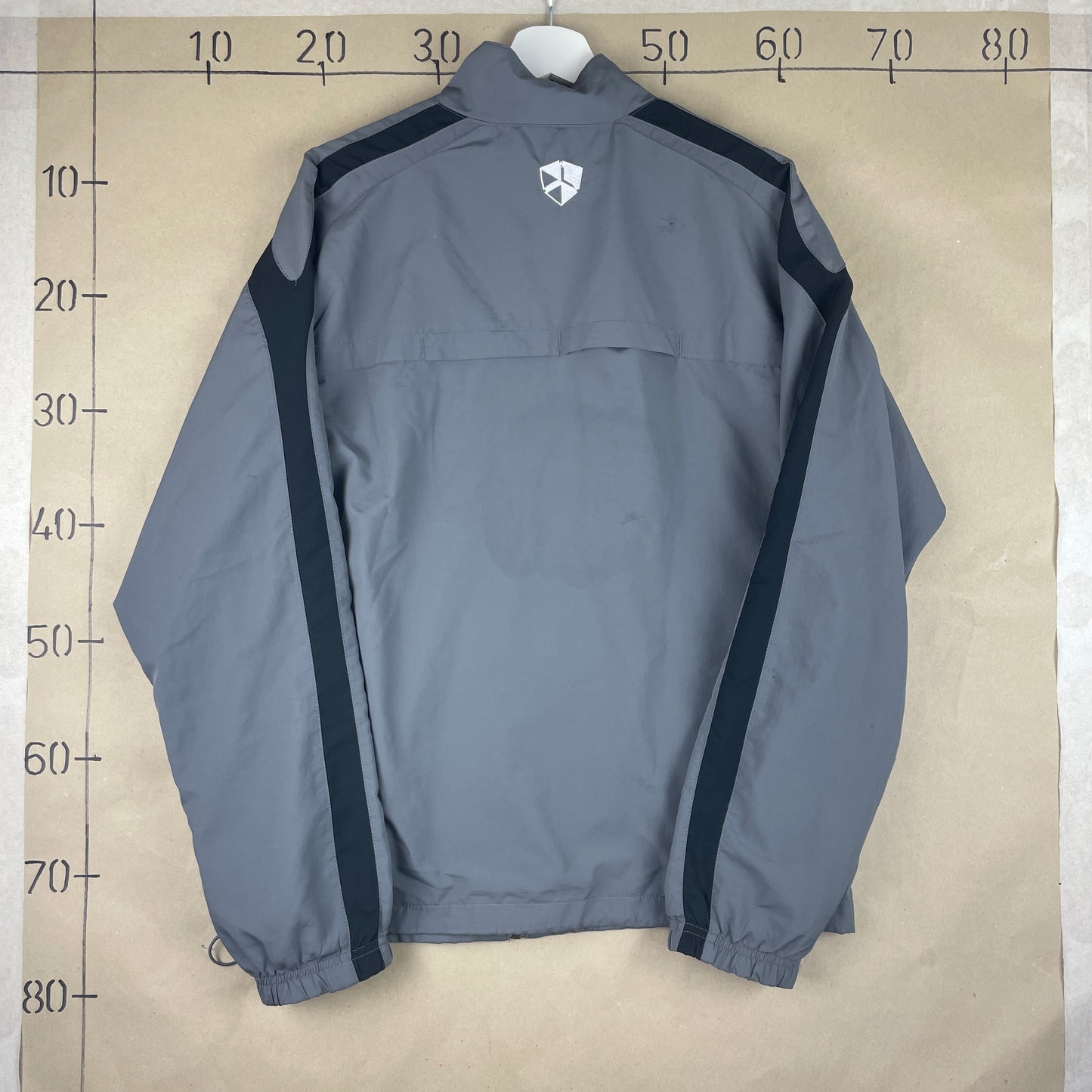 Grå Nike Dri-Fit Løbejakke Windbreaker