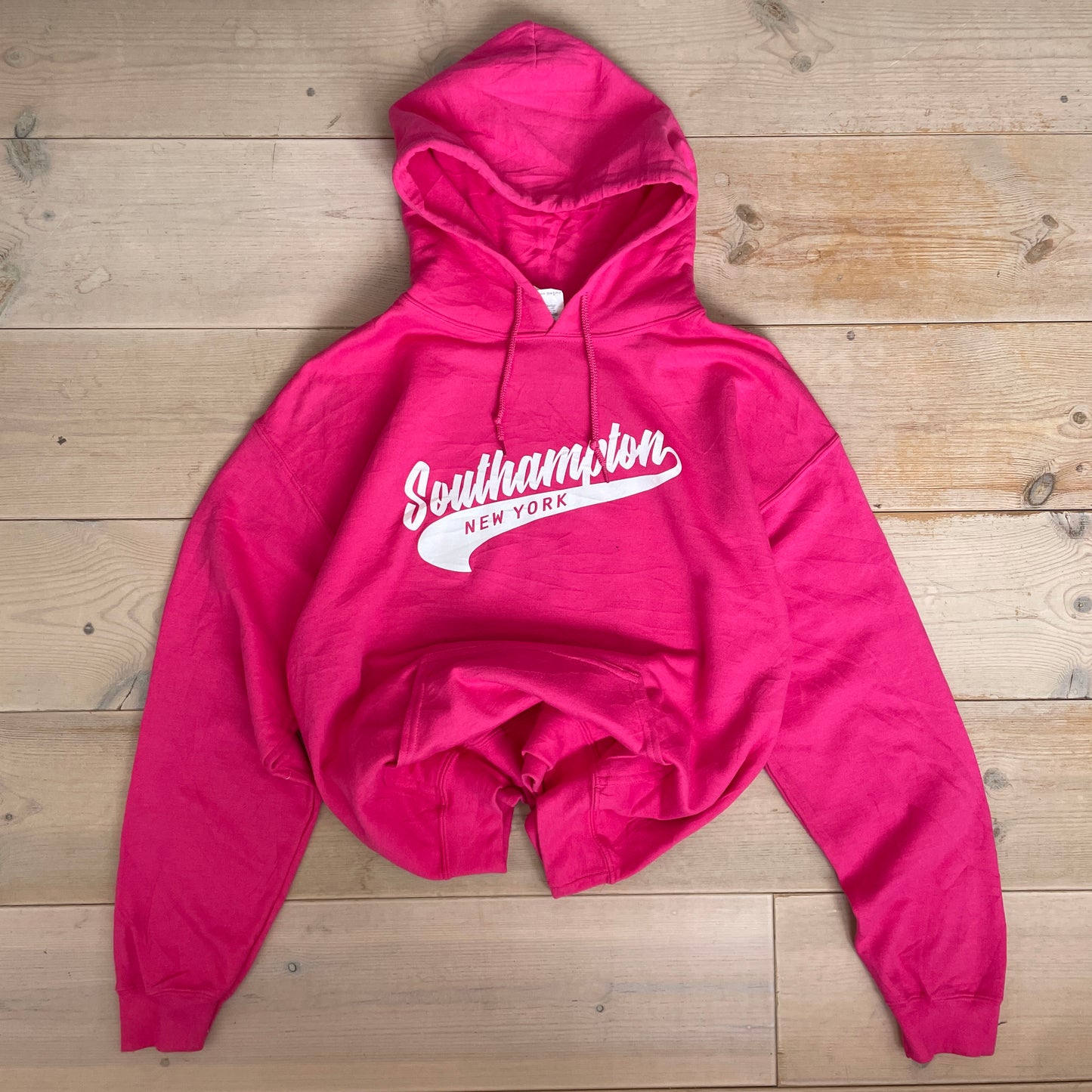 Pink Vintage Southampton New York Hoodie