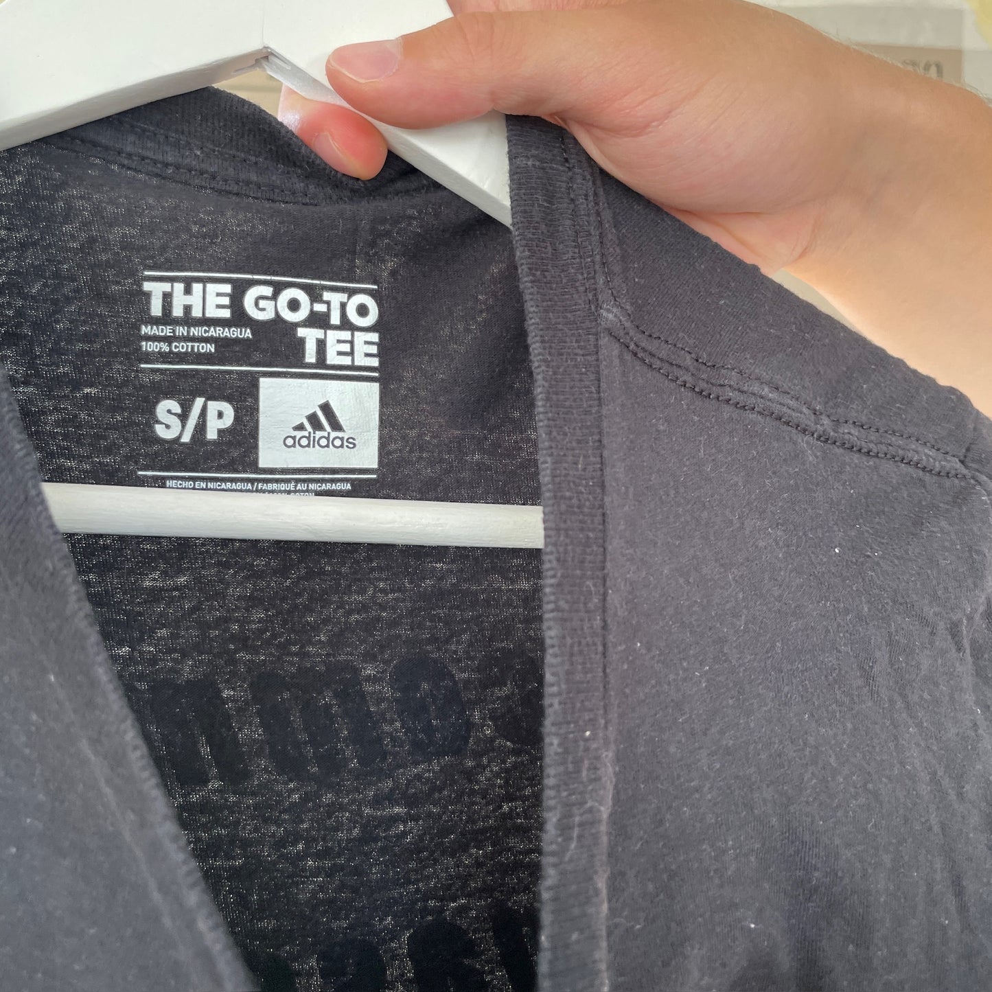 Sort Adidas T-Shirt