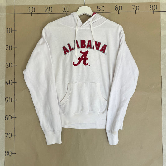 Hvid Vintage Alabama Crimson Tide Hoodie
