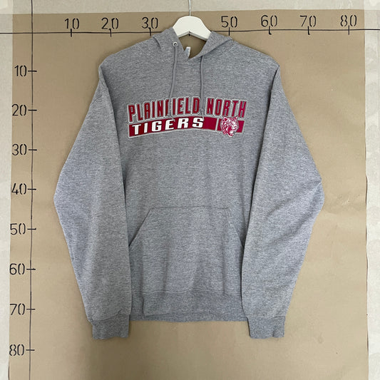 Grå Vintage Plainfield North Tigers College Hoodie
