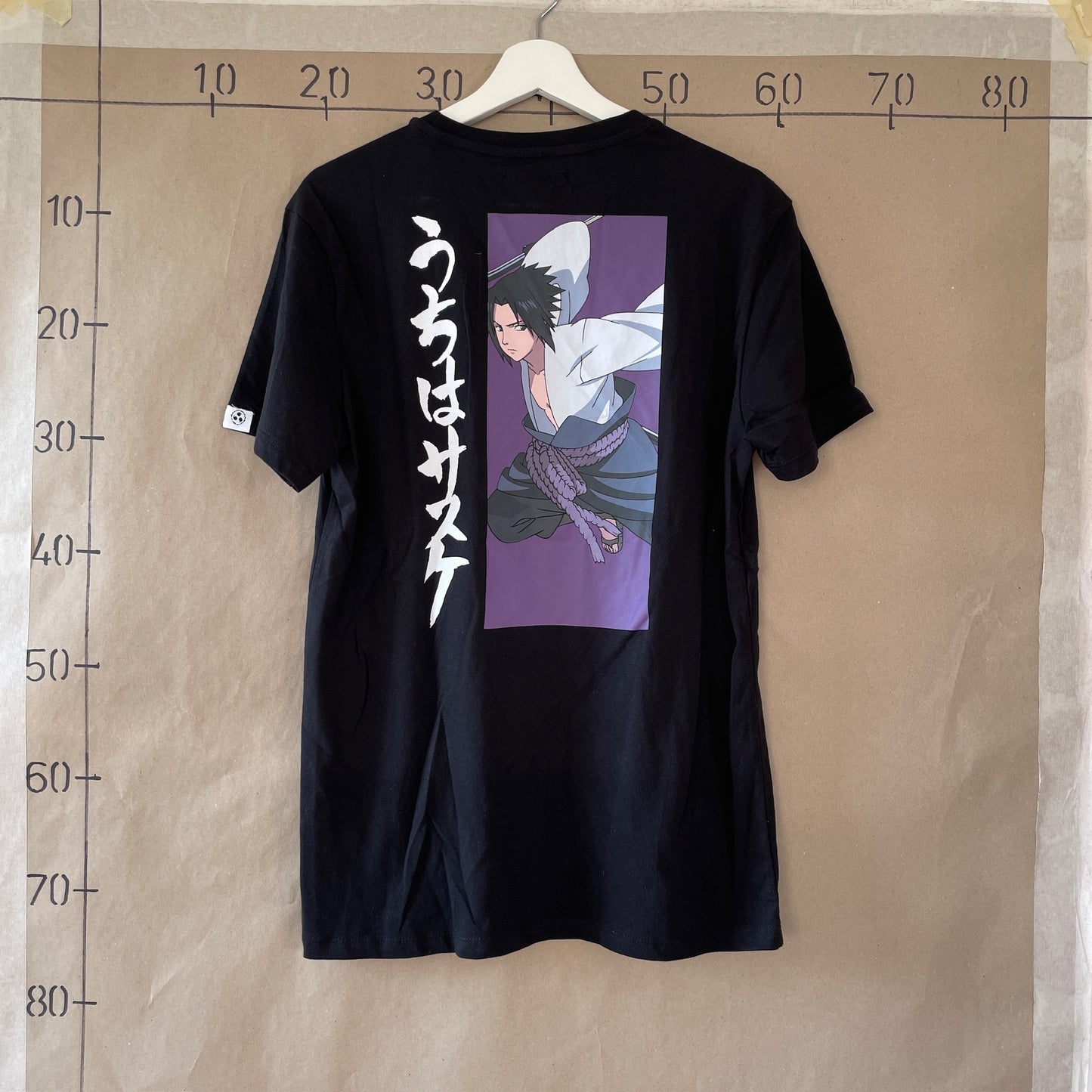 Sort Vintage "Naruto" T-Shirt