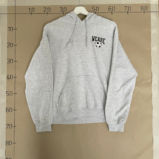 Grå Vintage We Are Soccer Hoodie