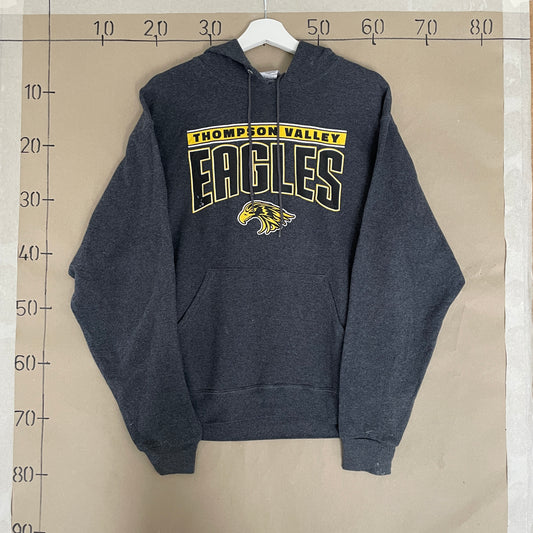Grå Vintage Thompson Valley Eagles Hoodie College Print
