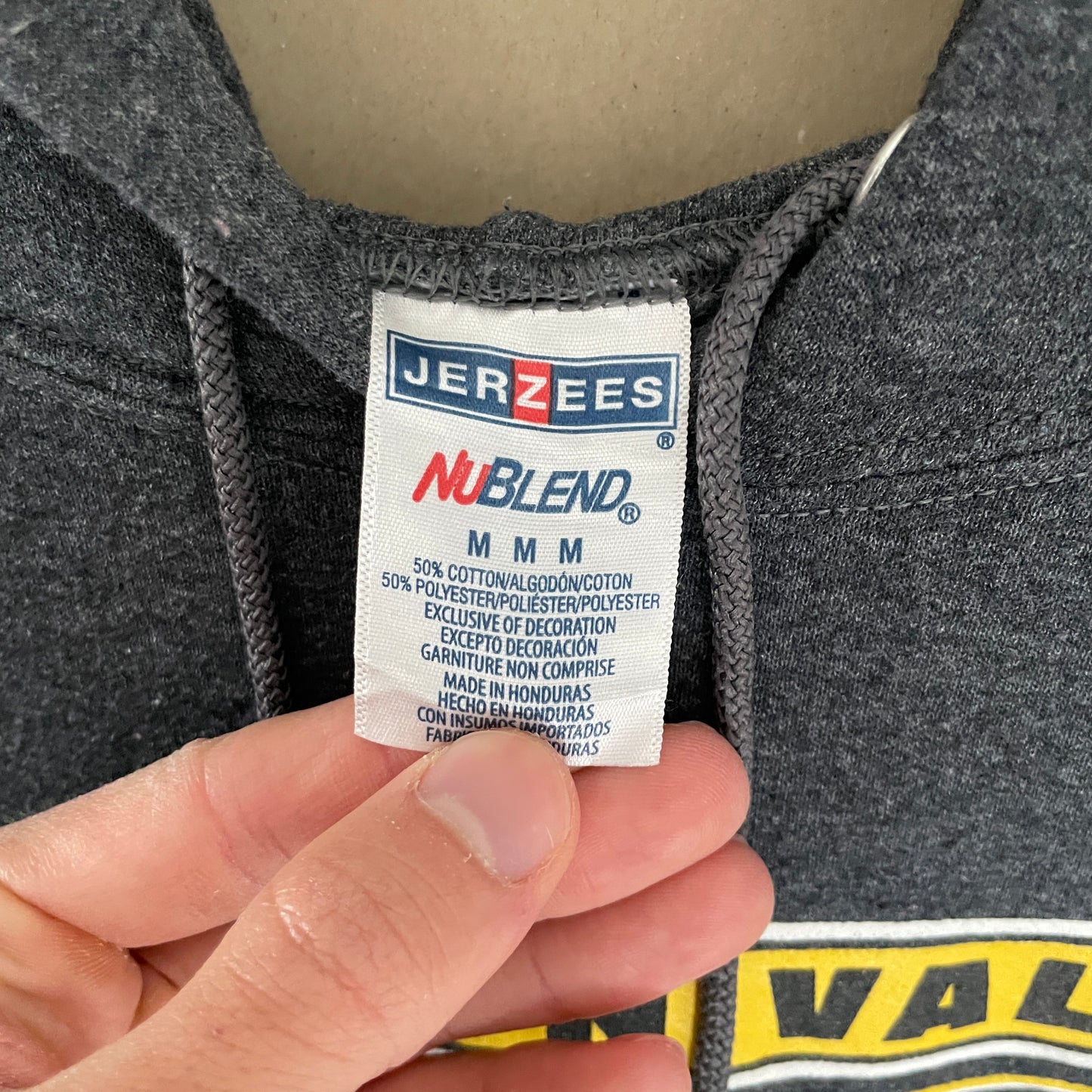 Grå Vintage Thompson Valley Eagles Hoodie College Print