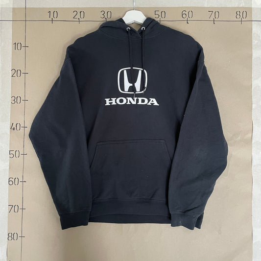 Sort Vintage Honda Logo Hoodie
