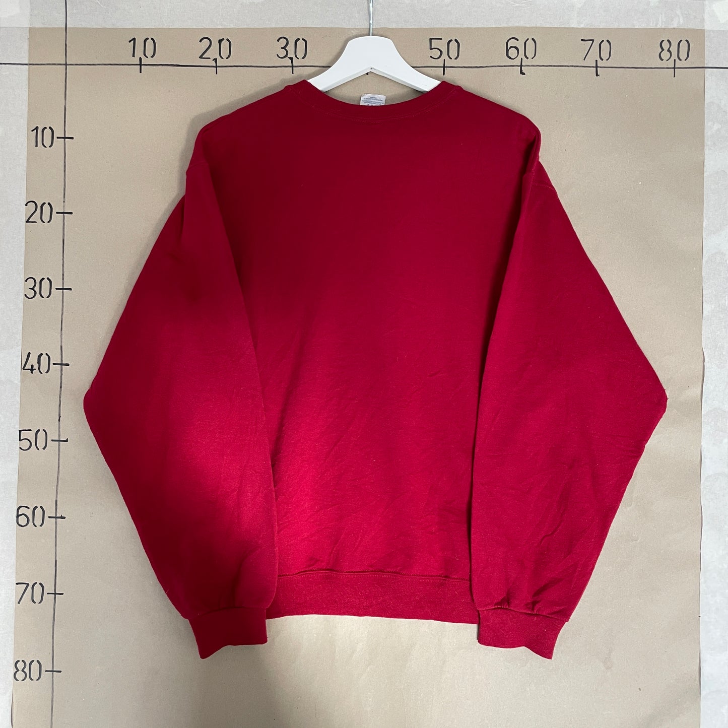 Rød Vintage Valley City State University Basketball Vikings Sweatshirt