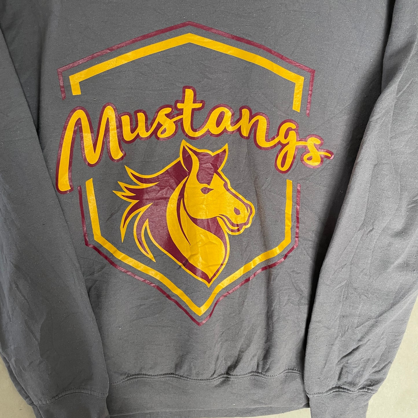 Grå Vintage Mustangs Sweatshirt
