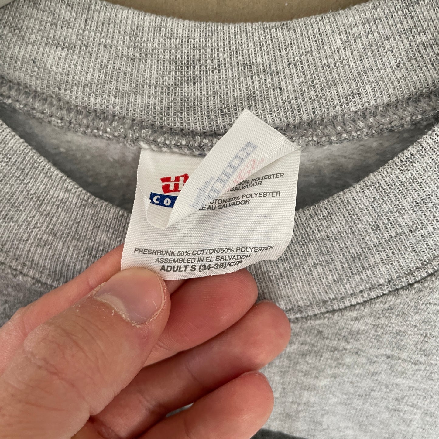 Grå Vintage Lindsay Knights Tradition Sweatshirt
