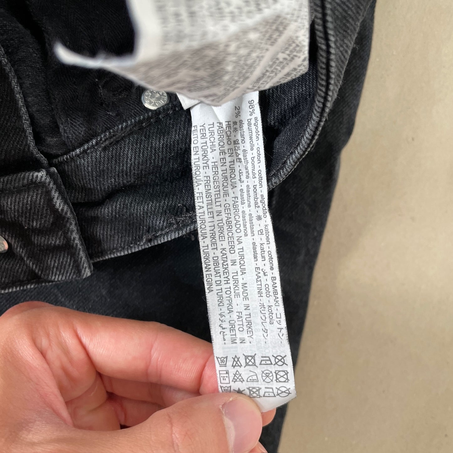 Sorte Zara Denimbukser