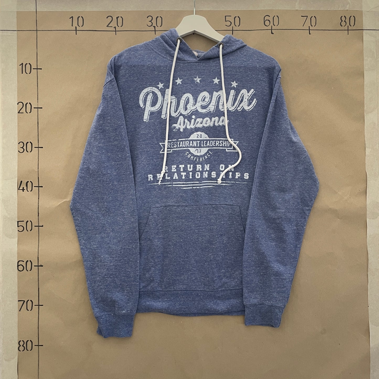 Blå Vintage Phoenix Arizona Hoodie