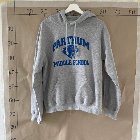 Grå Vintage Hoodie