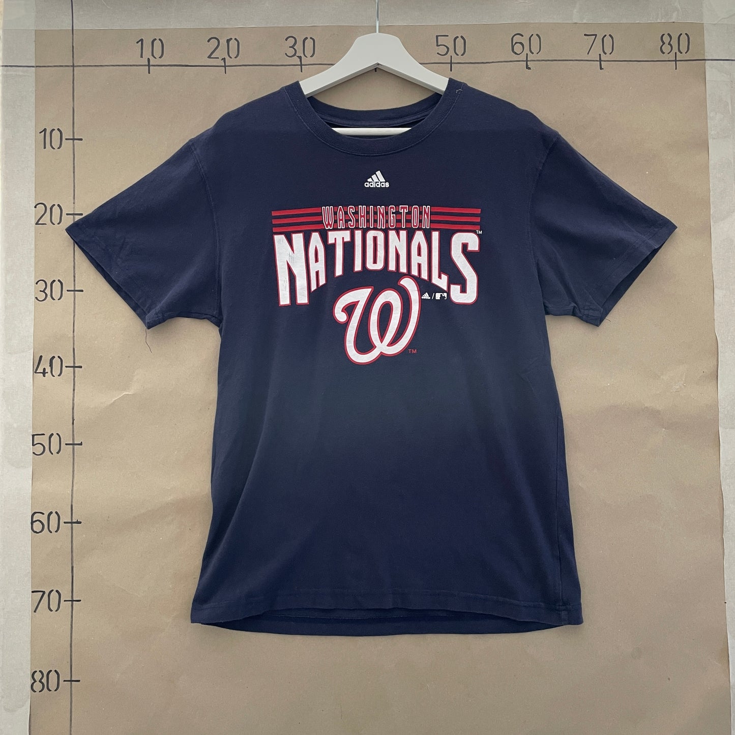 Mørkeblå Adidas Washington Nationals T-Shirt