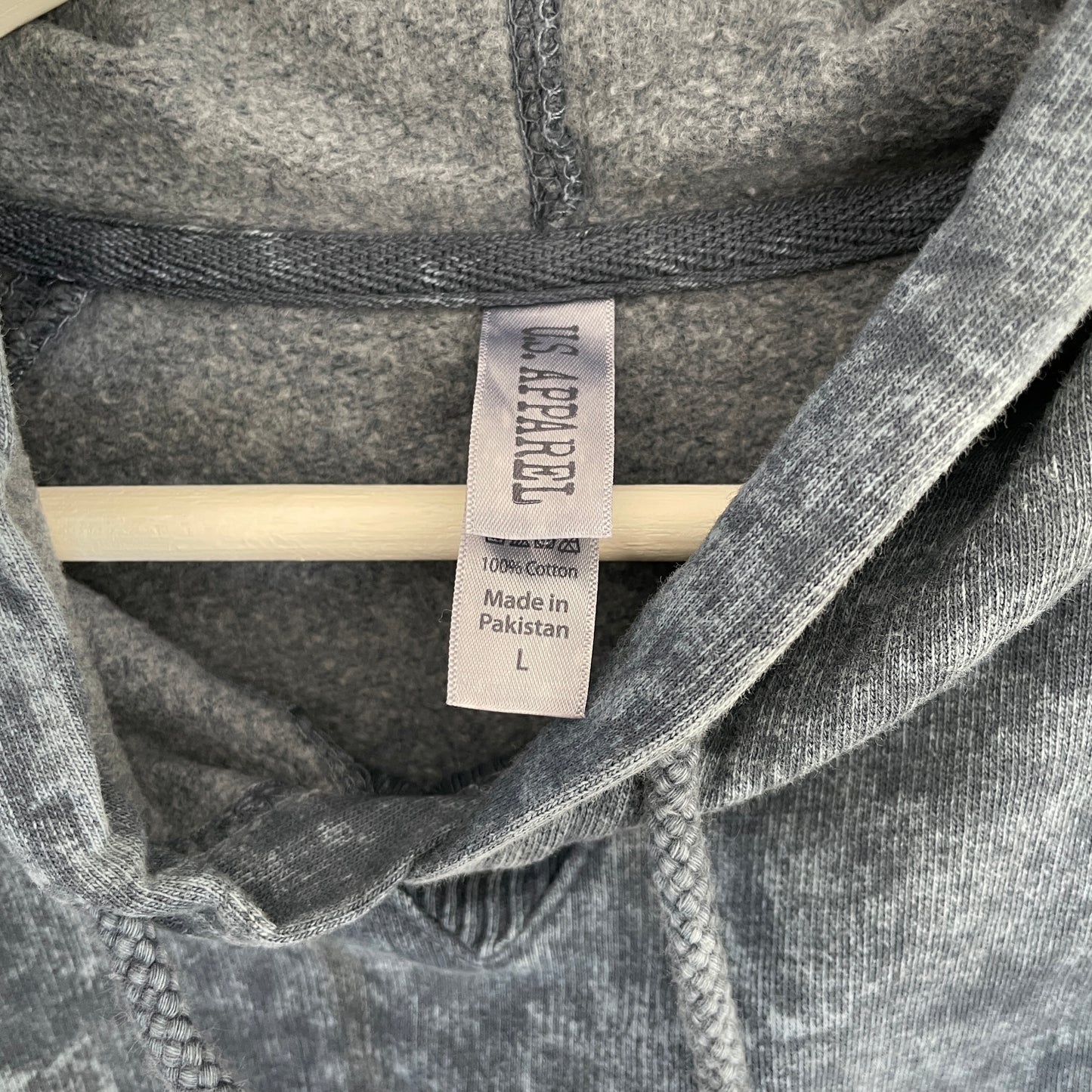 Grå Vintage Lake Winnipesaukee New Hampshire Hoodie