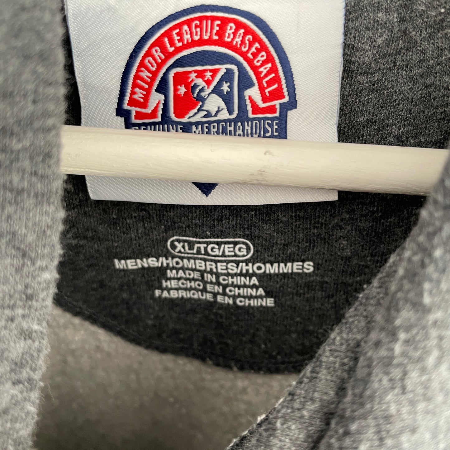 Grå Vintage MLB Indianapolis Indians Hoodie