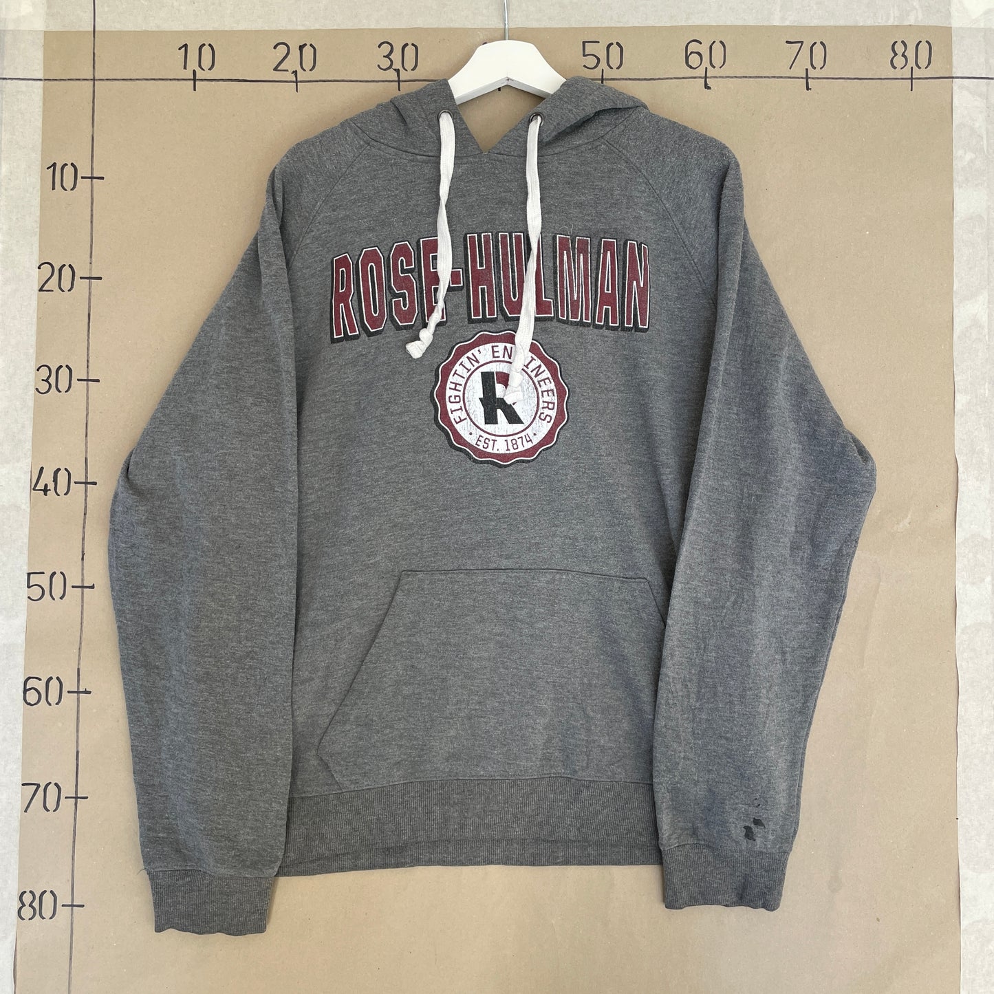 Grå Top Of The World Rose Hulman Hoodie