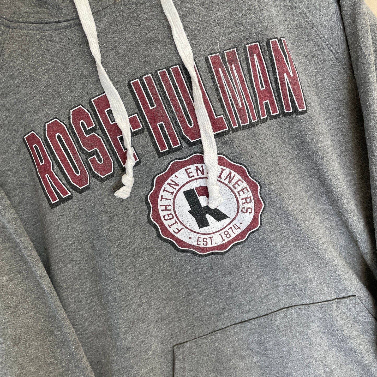 Grå Top Of The World Rose Hulman Hoodie
