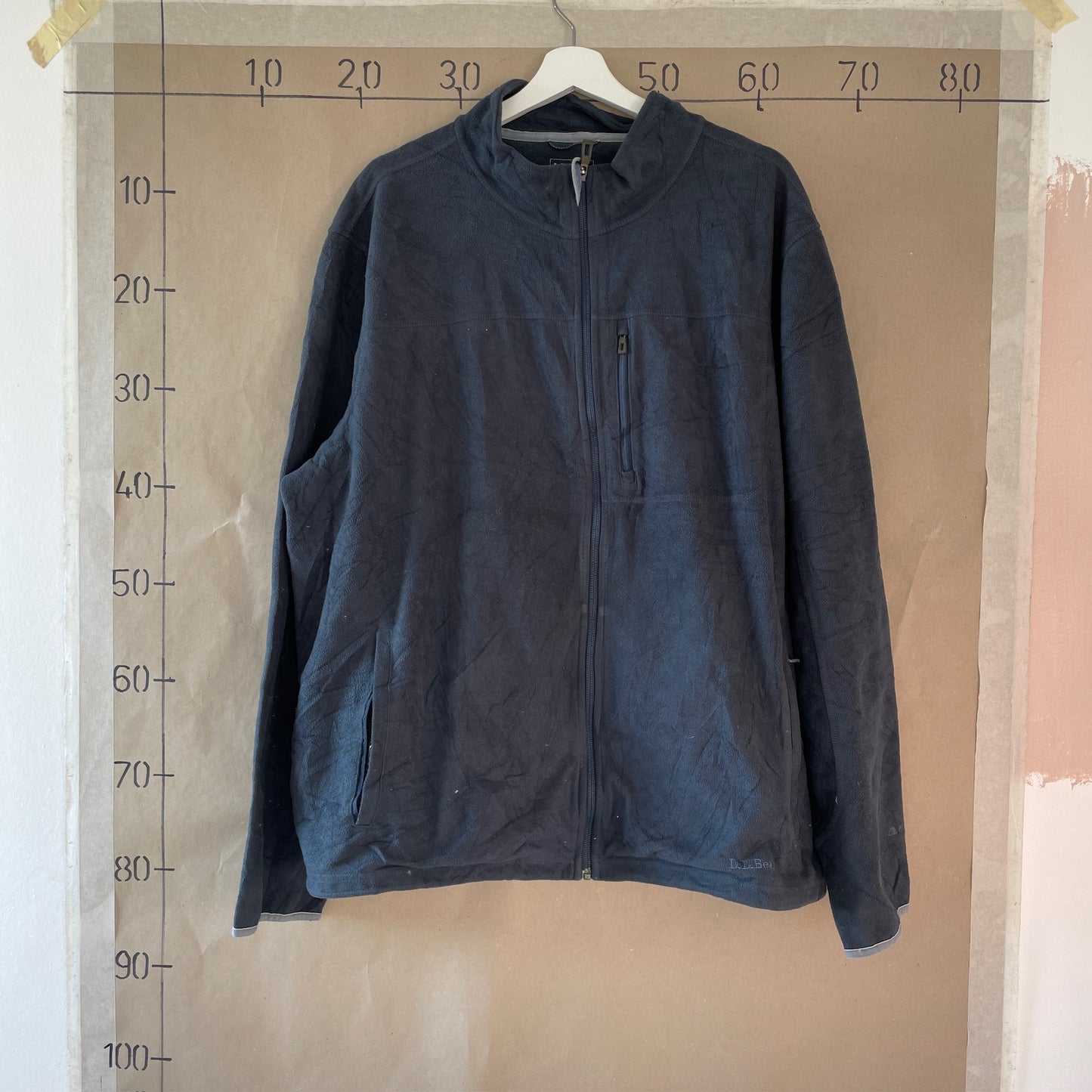 Mørkeblå LL Bean Fleece