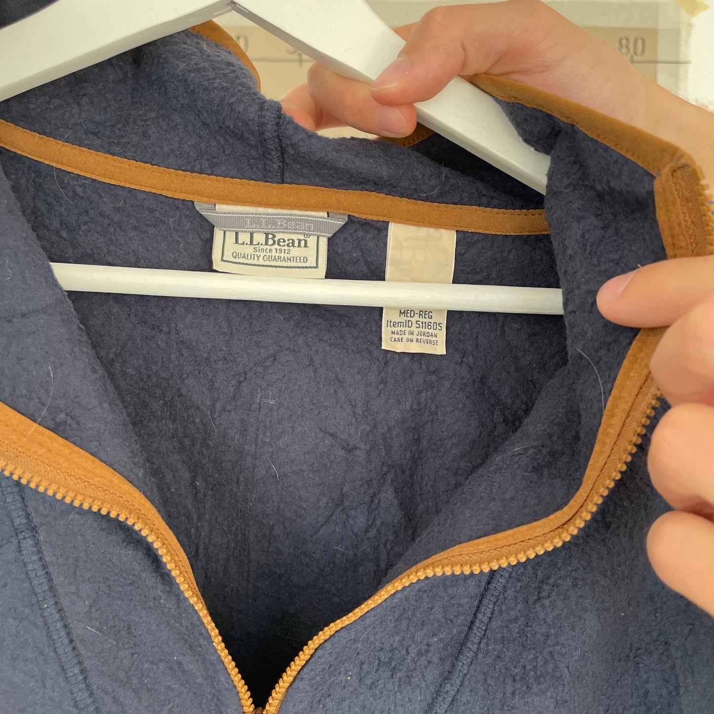 Navyblå LL Bean Fleece