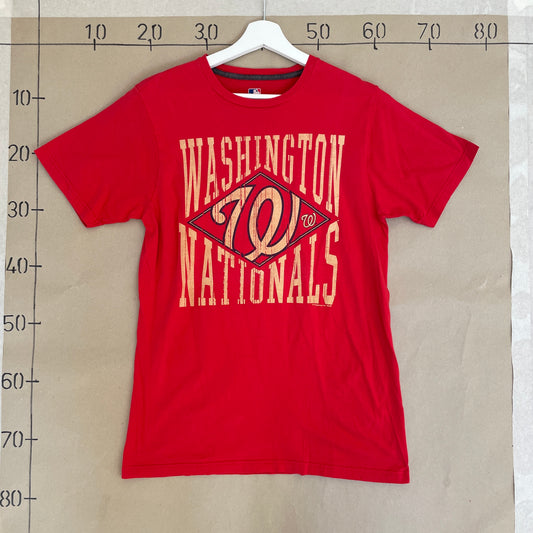 Rød MLB Washington Nationals Logo T Shirt