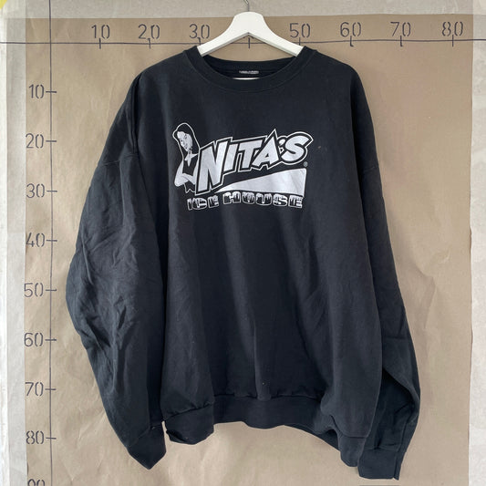 Sort Vintage Sweatshirt