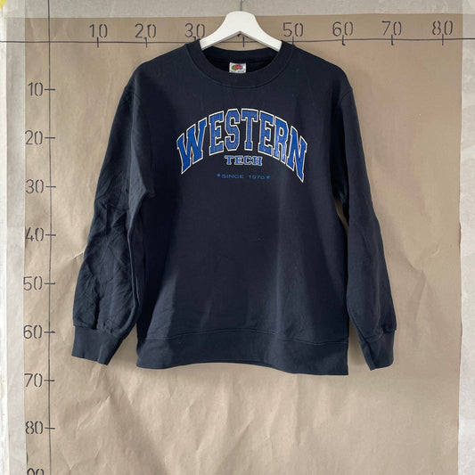 Sort Vintage Sweatshirt