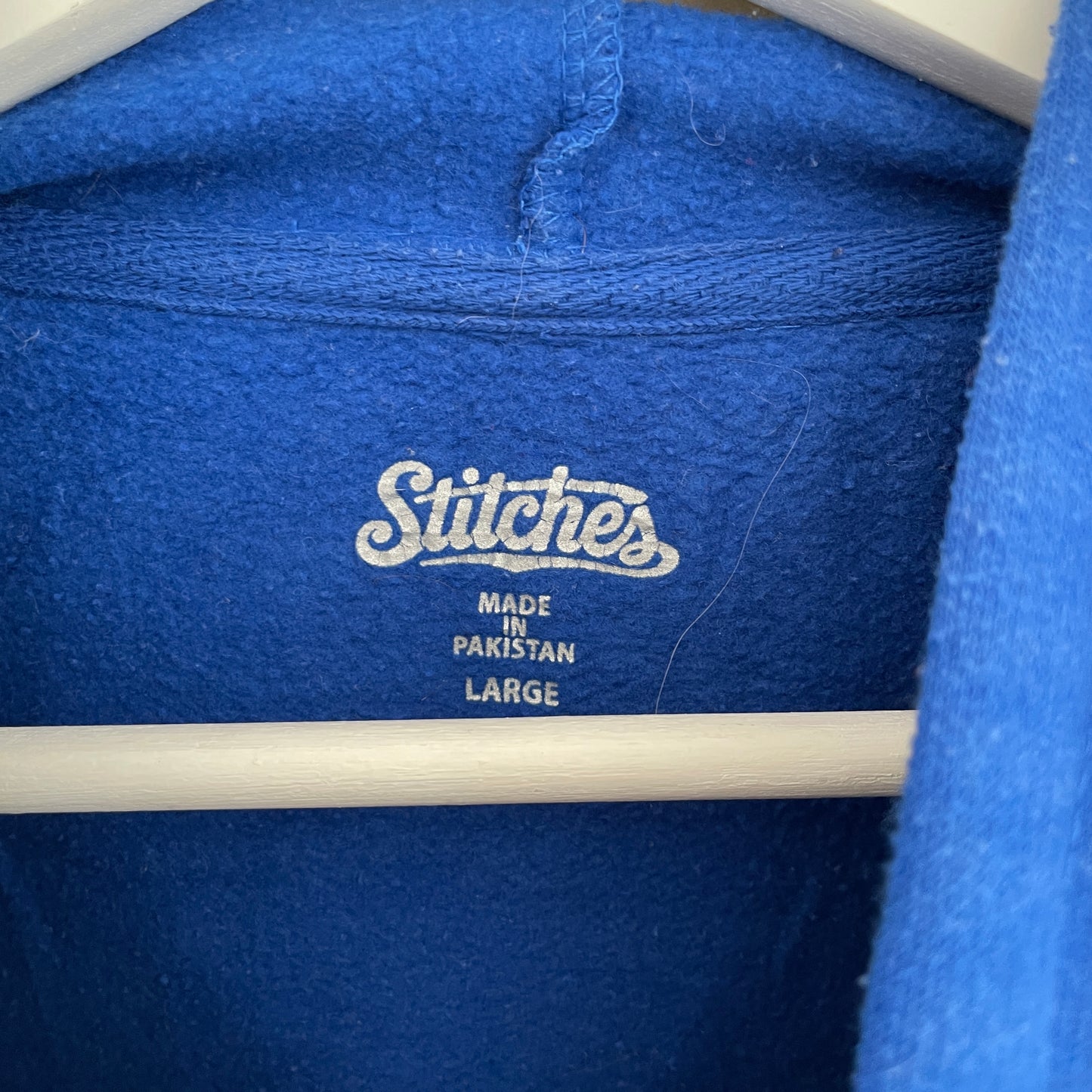 Blå Chicago Cubs Baseball Hoodie