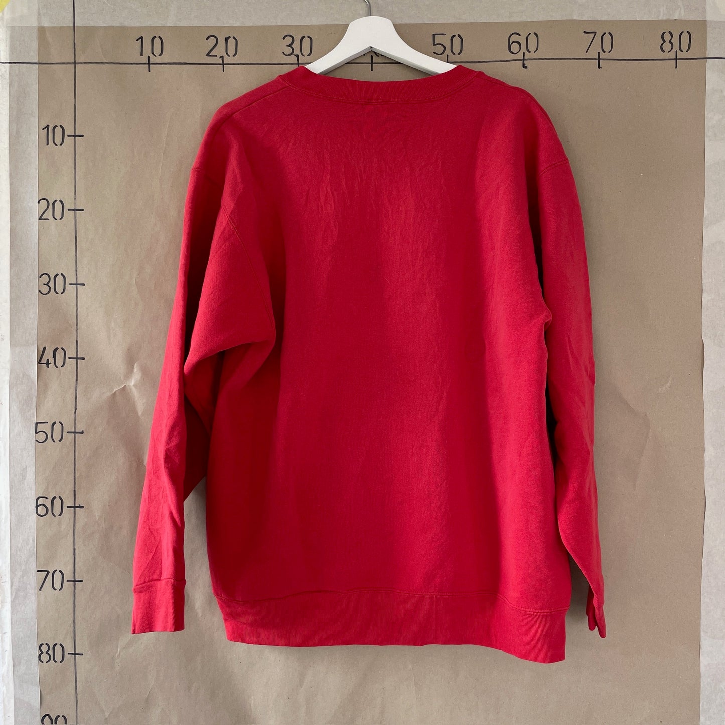 Rød Vintage "Ingeniør" Sweatshirt