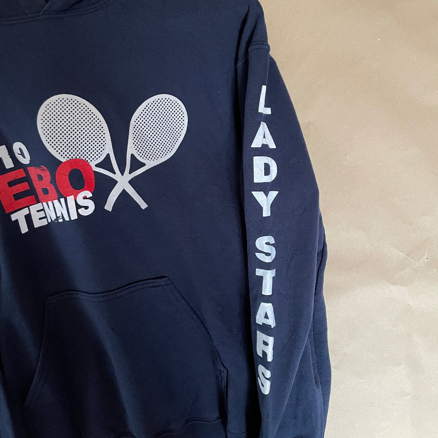 Blå Vintage 2010 Lady Stars Tennis Hoodie