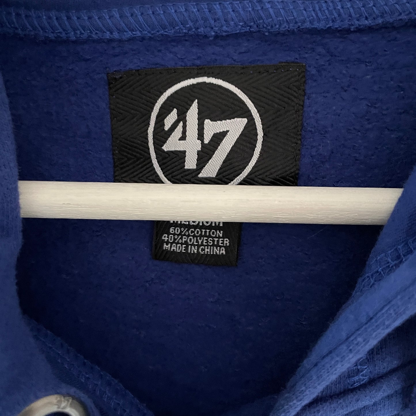 Blå Vintage Colts Football Hoodie