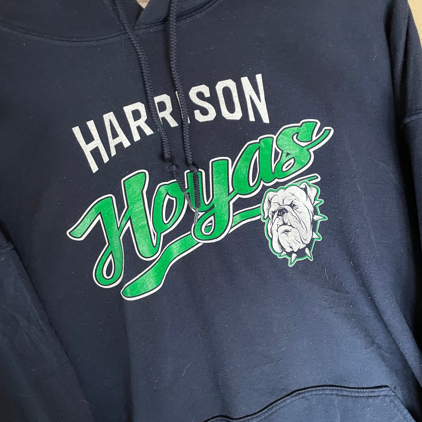 Blå Vintage Harrison Hooodie