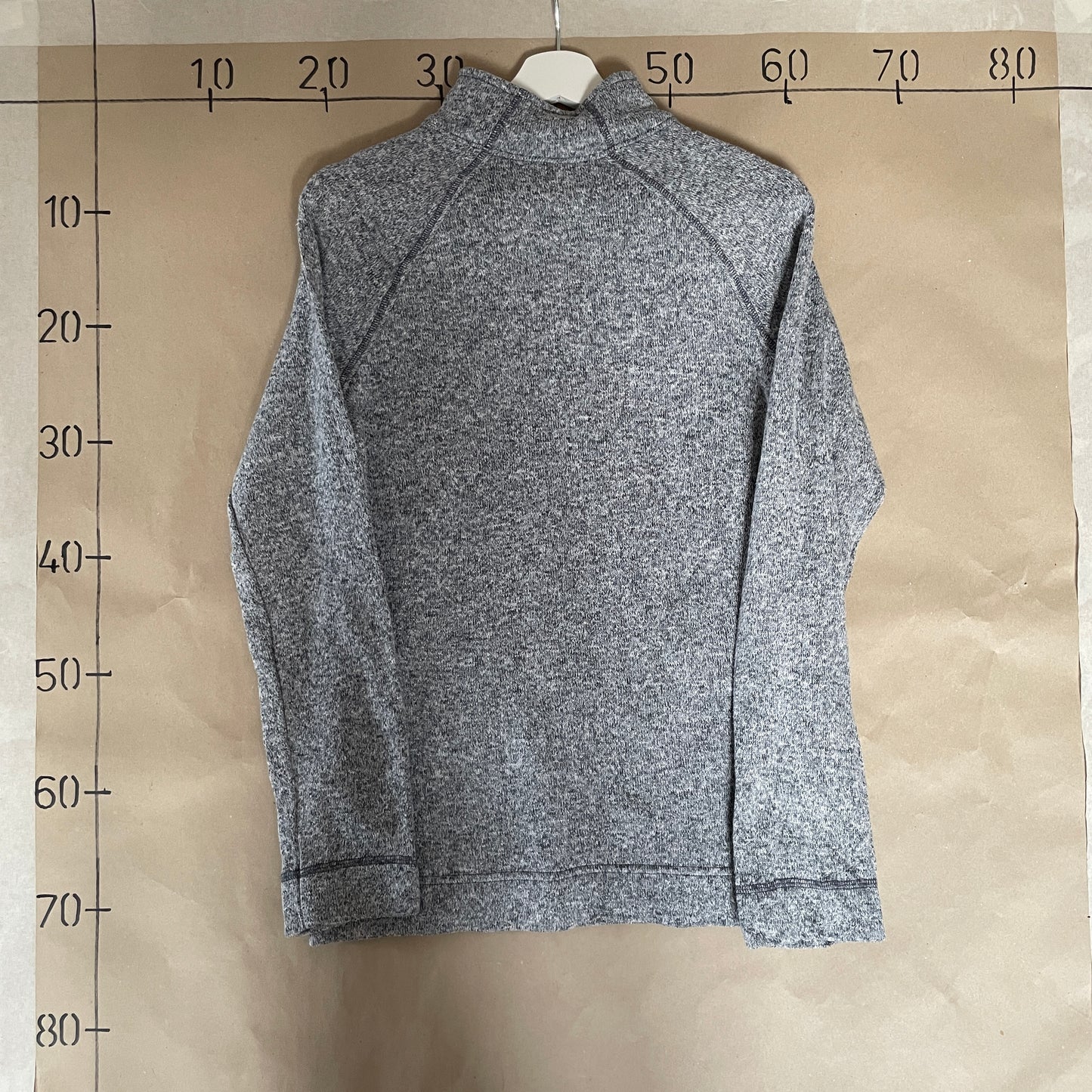 Grå Vintage Xavier College 1/4 Zip Sweatshirt