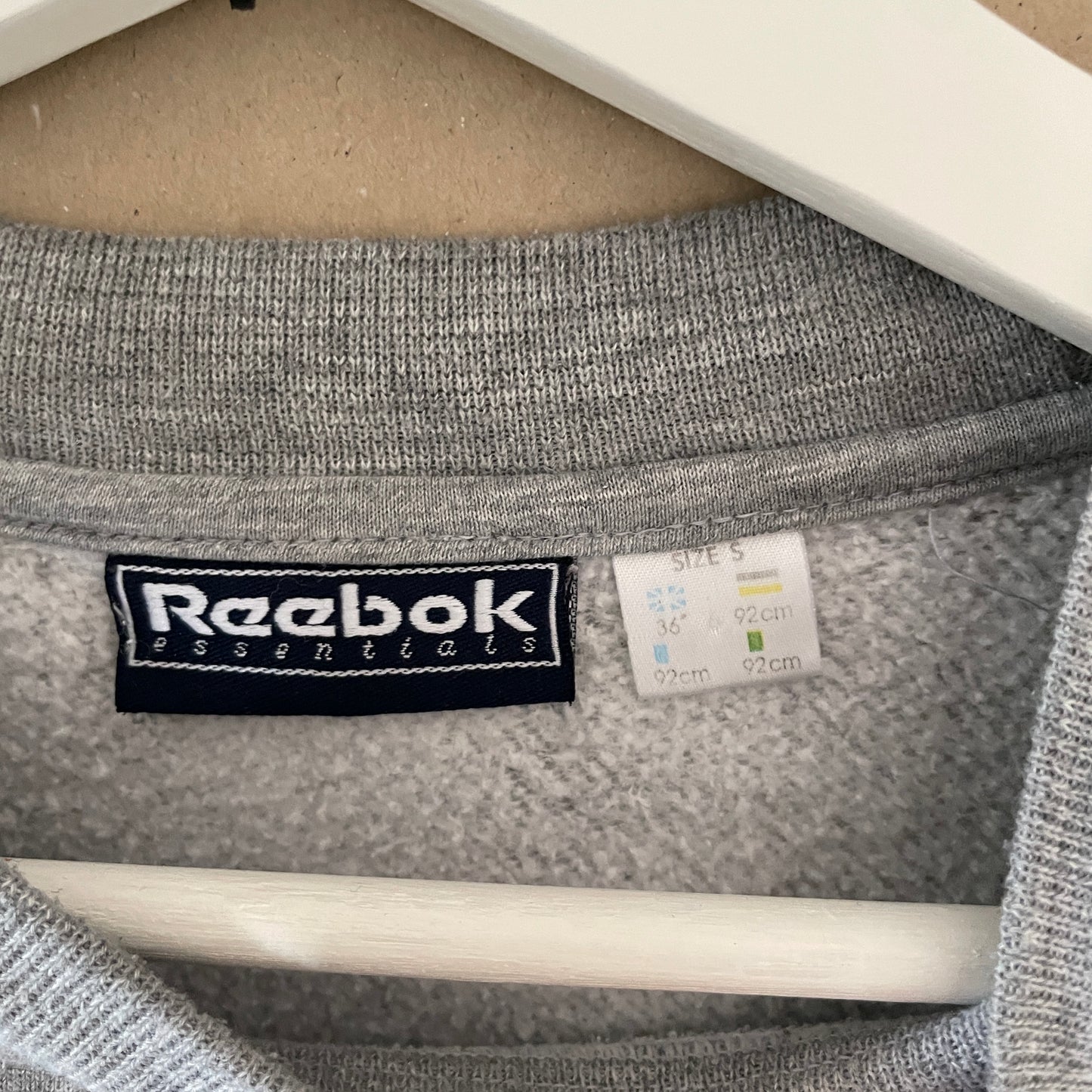 Grå Vintage Reebok Sweatshirt