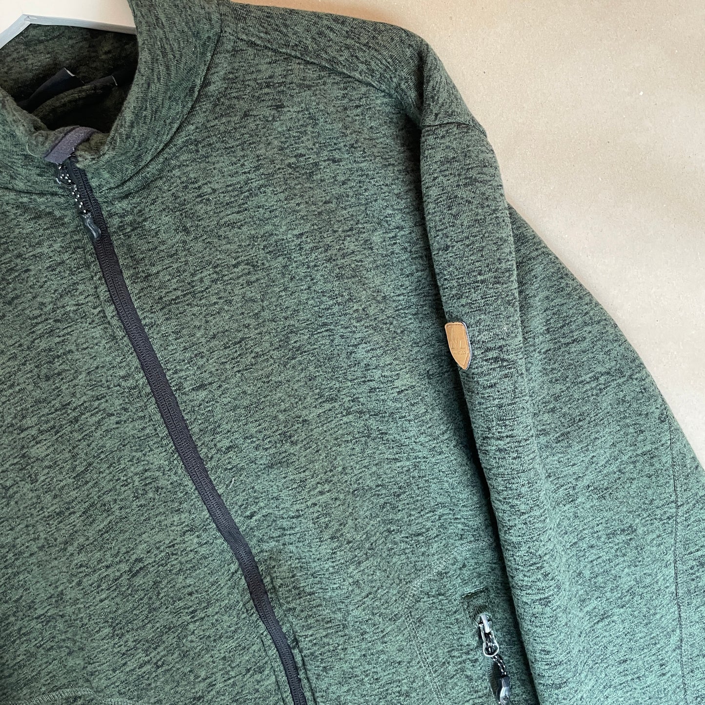 Armygrøn Vintage Fleece Sweatshirt