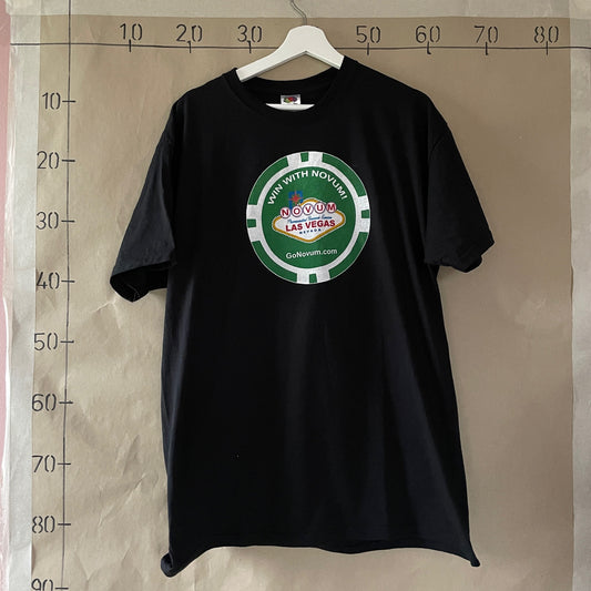 Sort Vintage "Poker" T-Shirt