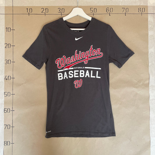 Grå Nike Washington Baseball T-Shirt