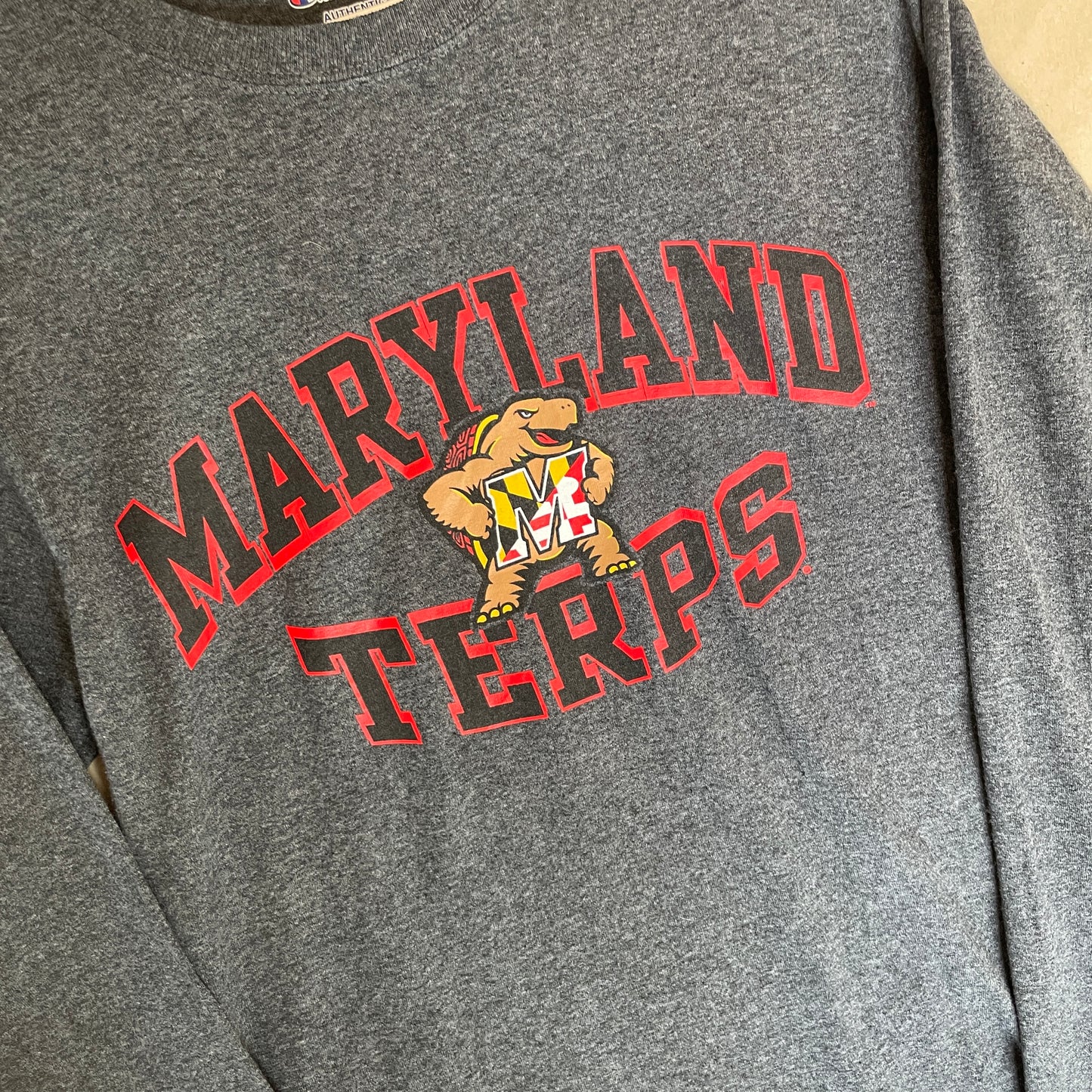 Grå Vintage Maryland Terps Bluse